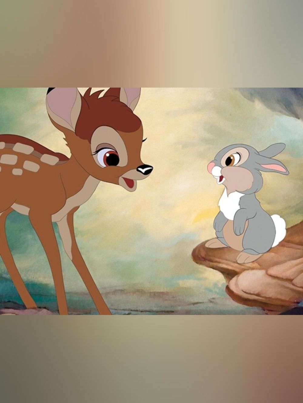 Bambi And Thumper Custom Fridge Magnet Home Kitchen Decor